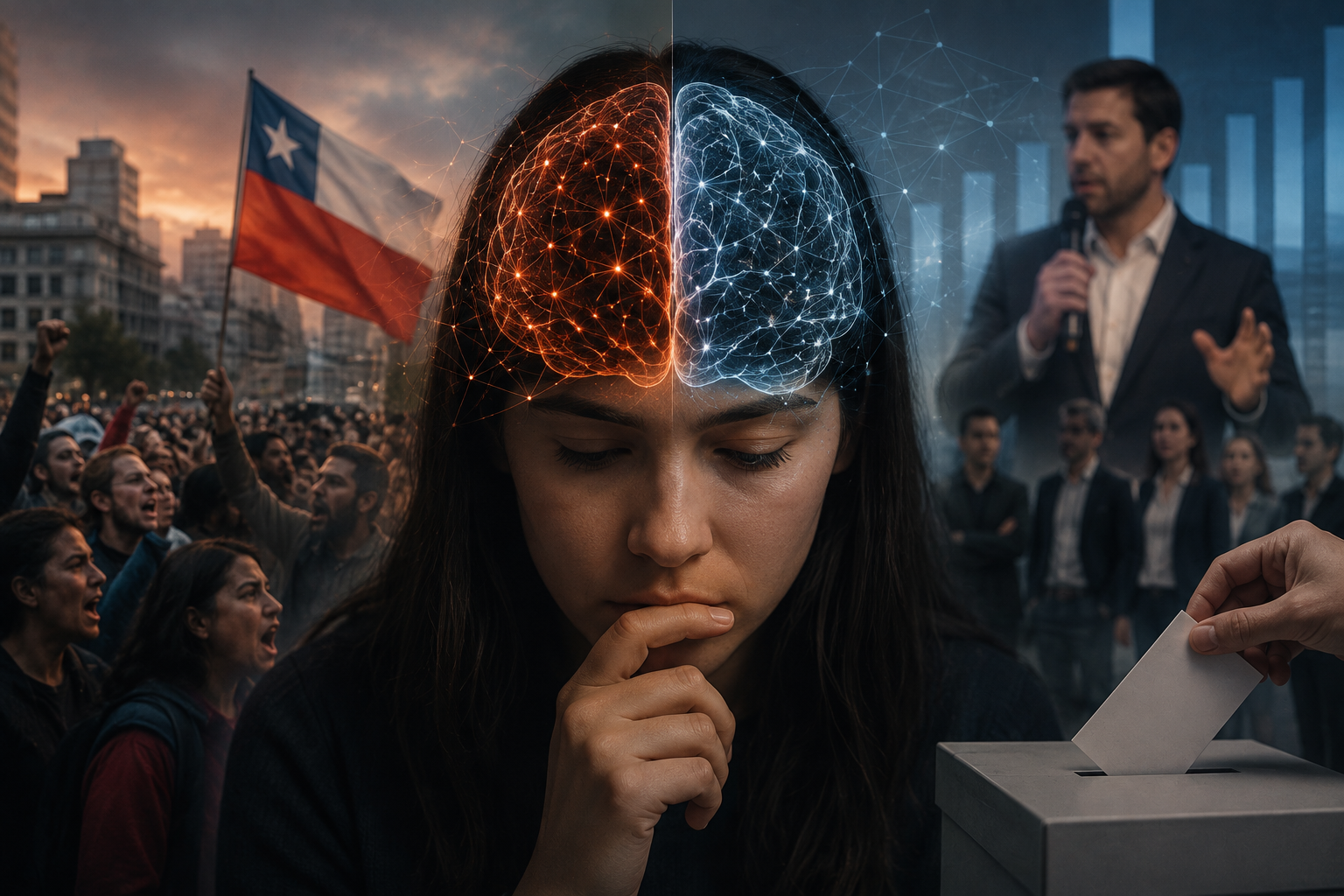 La gente no vota con la cabeza, vota con la guata: lo que dice la evidencia sobre el cerebro político